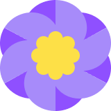 Flor roxa